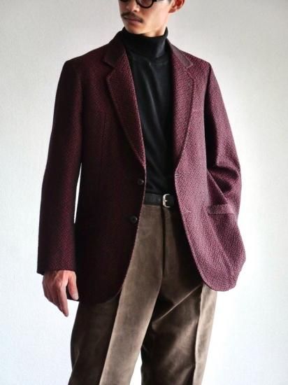 1970~80's Japanese Vintage McRoman
Wool Knit Cloth Tailored Jacket