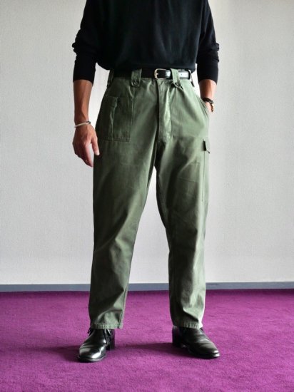 1975's Vintage Belgium Military Field Trousers
