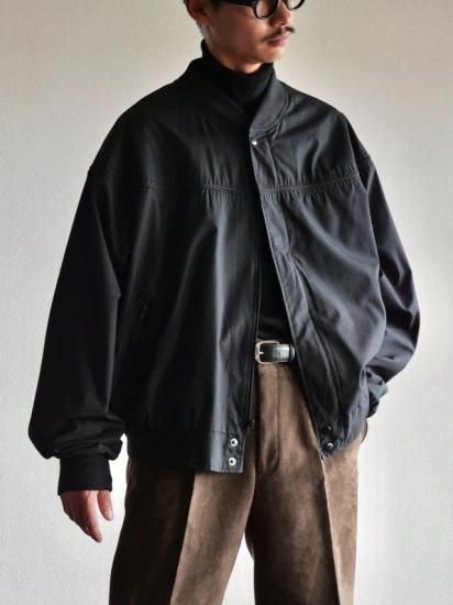 1980's Vintage KNIGHTS BRIDGE Black Derby(Cup-Shoulder) Jacket
