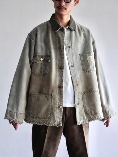 1980~90's Vintage Carhartt Worker's Duck Coverall / Greige