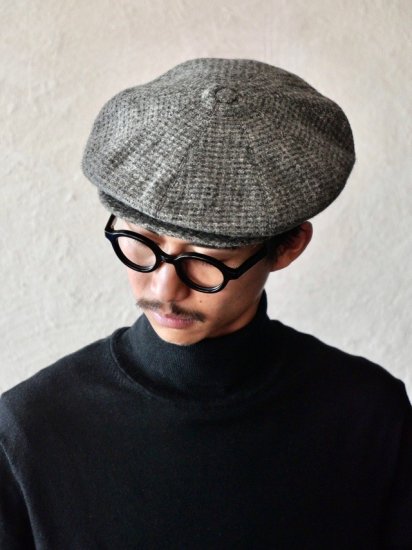 Remake? Vintage ErmenegildoZegna Tweed Cloth Hunting Cap /  Gray