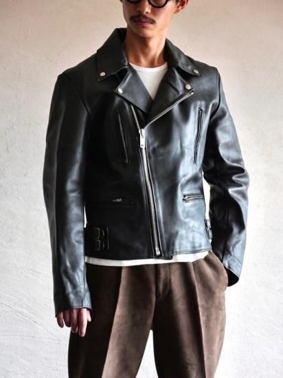 1980's England Vintage Leather Riders Jacket