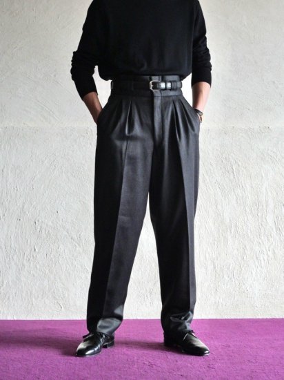1960~70's Unknown Tailored Wool Trousers