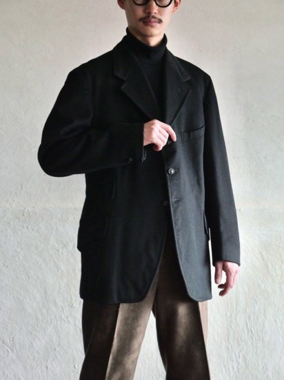 1960's England(Pychley) Wool Blazer BLACK
