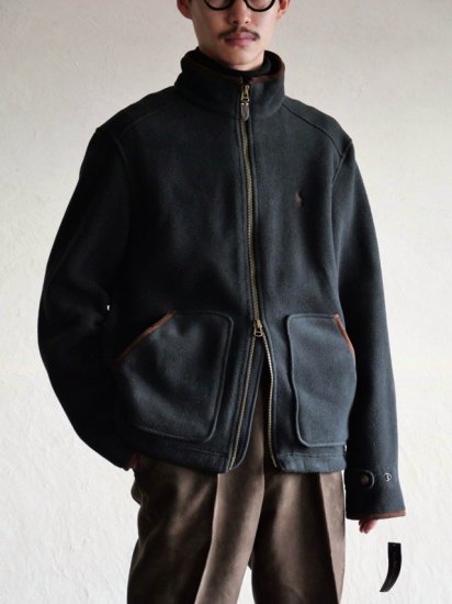 Deadstock 00's R/L Fleece&Leather Blouson