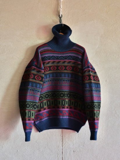 1980~90's Gap Wool Turtle-neck Knit Sweater