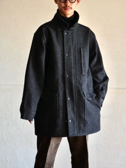00's~ FILSON Heavy Wool Half Coat CHARCOAL