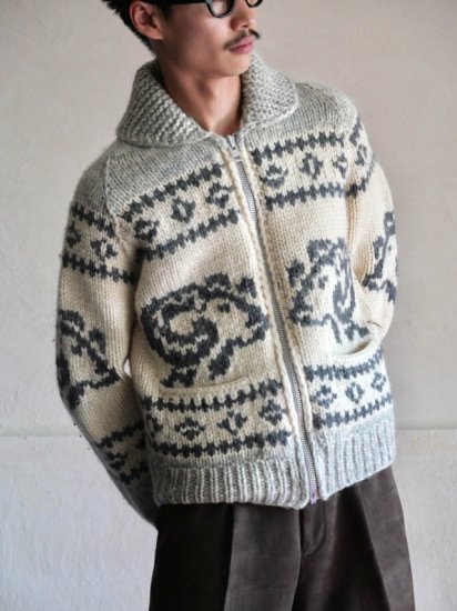 1990's LONGHOUSE Cowichan sweater SHEEP