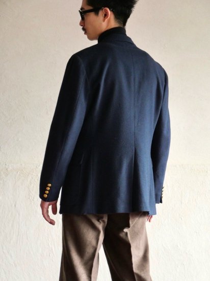 1990's Polo University Club by RalphLauren Wool Navy Blazer 