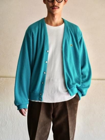 1980's Lacoste Acrylic Knit Cardigan