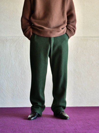 1980's L.L.Bean Heavy Wool Pants GREEN