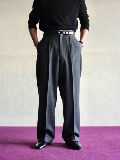 1960's Tailored Stripes Wool Trousers