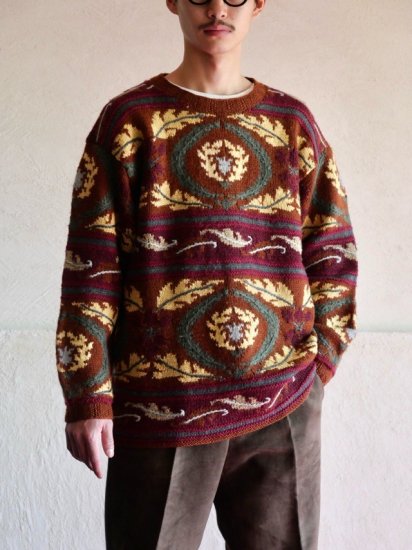 1990's BrooksBrothers Wool Hand Knit Sweater