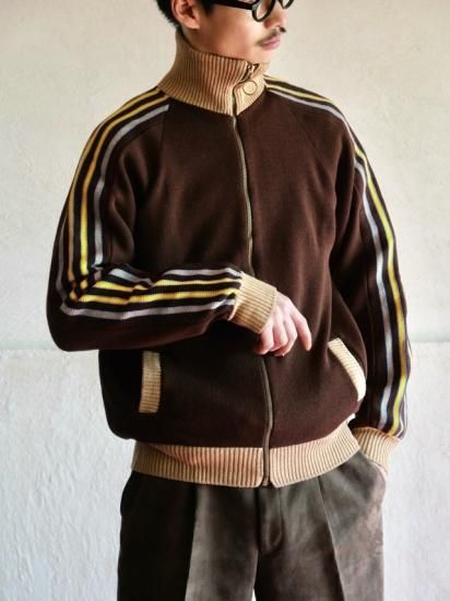1970's Kingsports 4stripes Knit Track Jacket