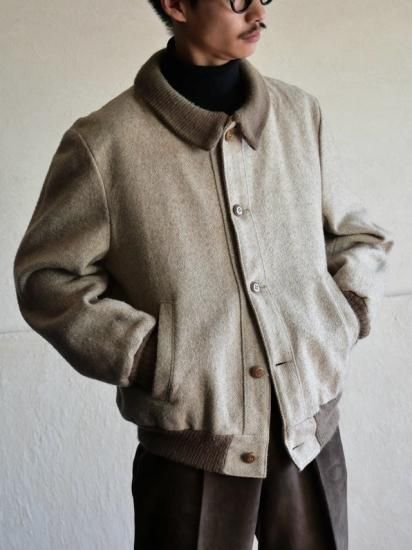 1970's Casualcraft Tweed & Knit-collar Blouson