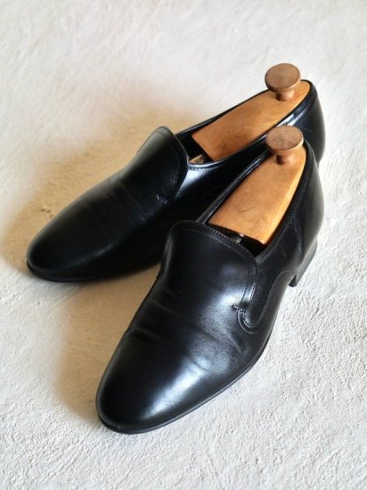 1980's Finland "TOPMAN" Leather Slip-on Shoes