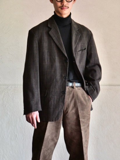 1980~90's JAEGER Tweed Tailored Jacket