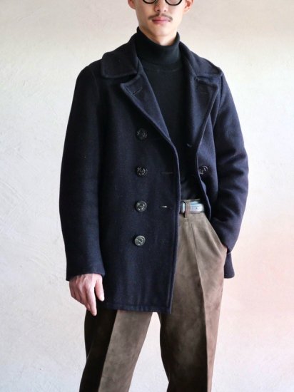 1970~80's Schott 10buttons Wool Pea-coat