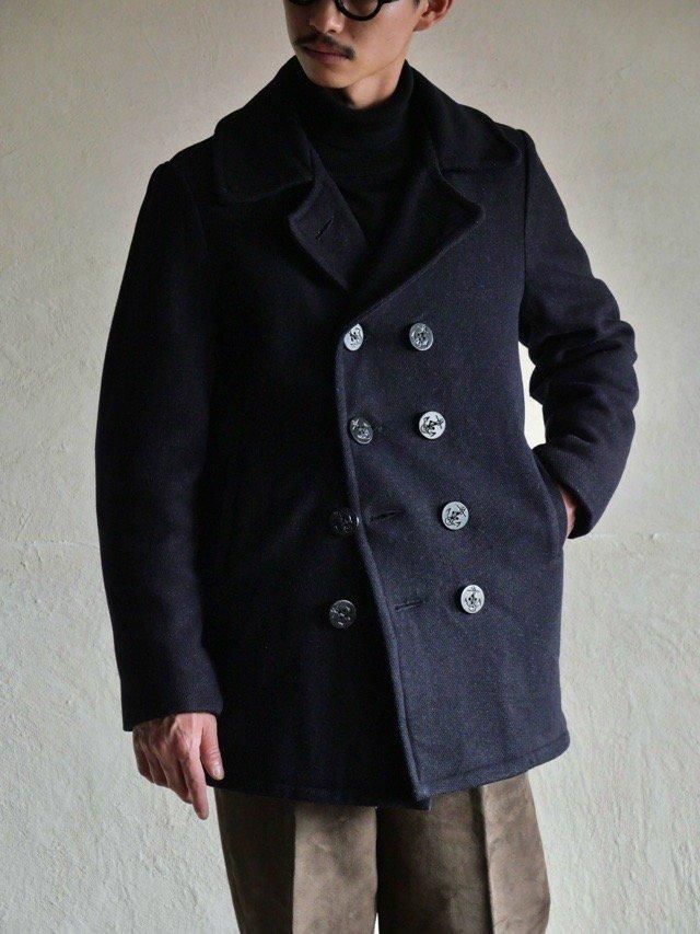 1970~80's Schott 10buttons Wool Pea-coat