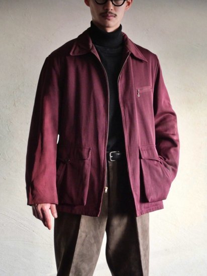 1950's IRVIN FOSTER Wool Gabardine Jacket