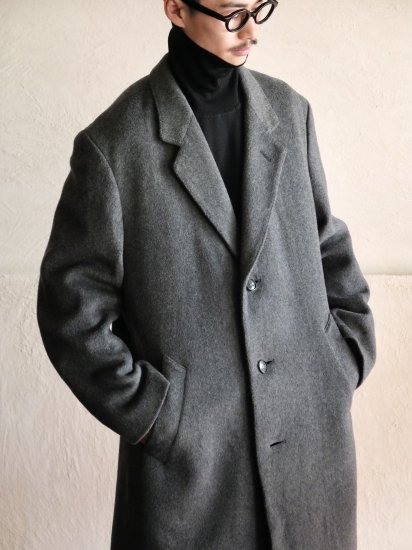 80's Dunn&Co. Cashmere Blend Chesterfield Coat