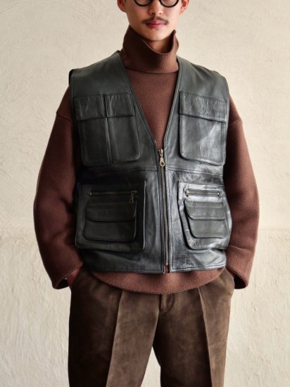 1990's Unknown Vintage Leather Vest