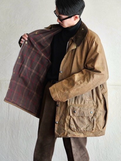 1980's Vintage Barbour BEAUFORT
Rare Lining Model / Made in England.
