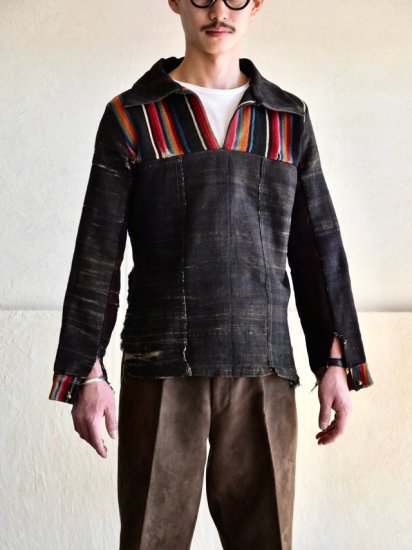 Antique Tibetan Traditional Wool Shirt