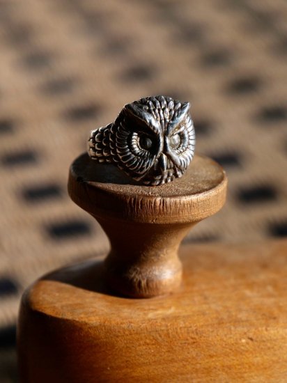 Vintage 925silver Ring "OWL"