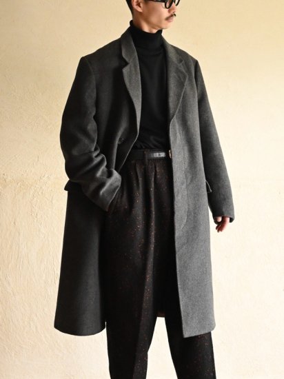 1980's Vintage Wool&cashmere blend Chestercoat 
