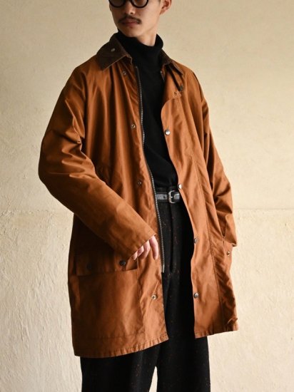 1990's Vintage ANTARTEX Wax-cotton Half Coat