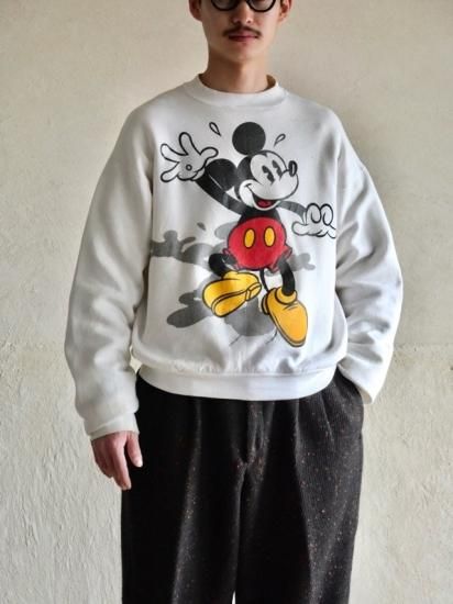 &#127482;&#127480;1980~90's Vintage Mickey Mouse Sweat Shirt