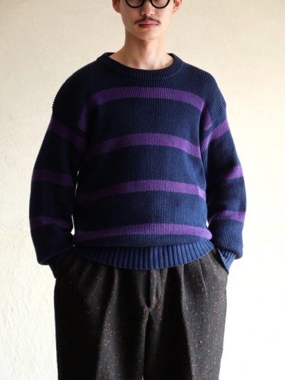 1980's EddieBauer 100% Cotton Rib-Knit Sweater