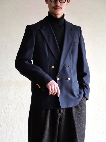 &#127988;&#917607;&#917602;&#917605;&#917614;&#917607;&#917631; 1970~80's Aquascutum Navy Blazer