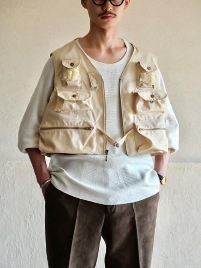 1970~80's Vintage Fly-Fishing Cotton Vest