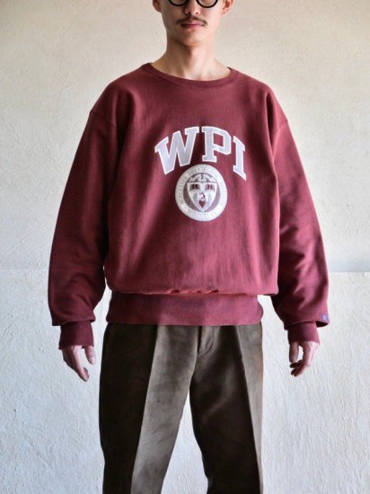 00's Champion ReverseWeave Type Sweat Shirt "WPI"