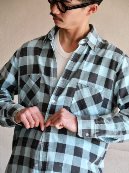 1970~80's OZARK TRAIL Printed Cotton Flannel Shirt