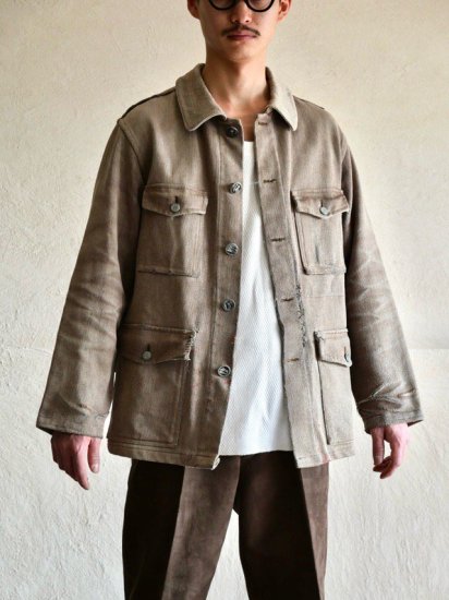 1940~50's French Vintage Hunting Jacket