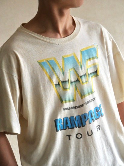 1991's WWF RAMPAGE U.K.Tour Vintage T-shirt