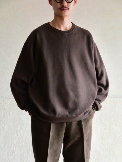 90~00's Fruit of the Loom 50:50 Sweat Shirt, Brown