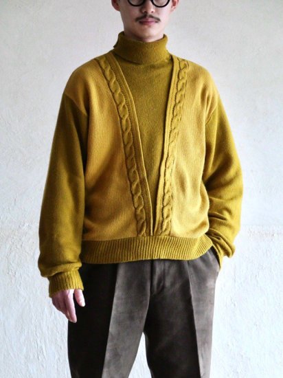 1960~70's Vintage Campus Switched Knit Sweater