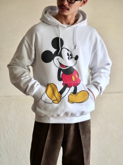 Disney Official Printed Sweat Parka, MICKEY