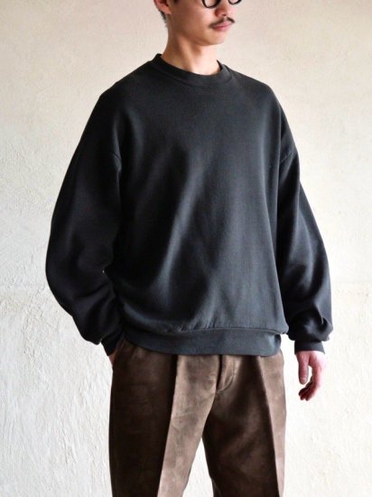 1980~90's "JERZEES" Blank-Black Sweat Shirt,Made in USA.