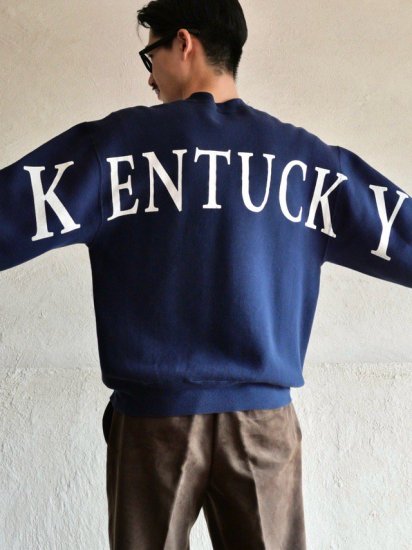 1990's Russell Front-gusset Sweat Shirt, "University of KENTUCKY" Made in USA.