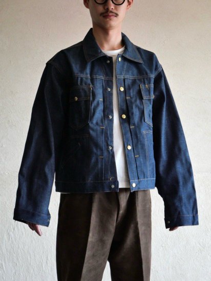 DEADSTOCK 1973's Vintage KEY Western Denim Jacket / size44ڭ