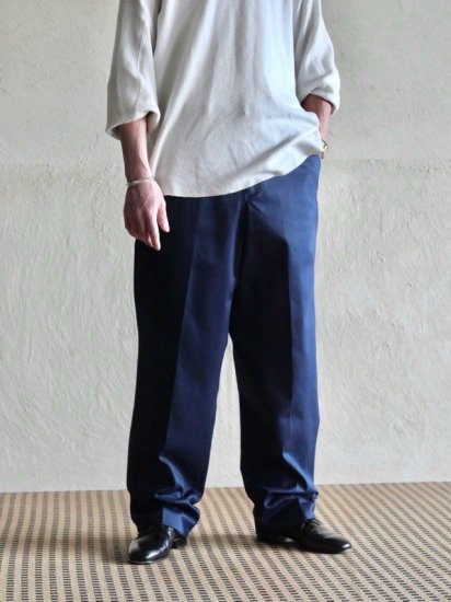 DEADSTOCK 1990's LANDS'END Chino Trousers, Classic Navy