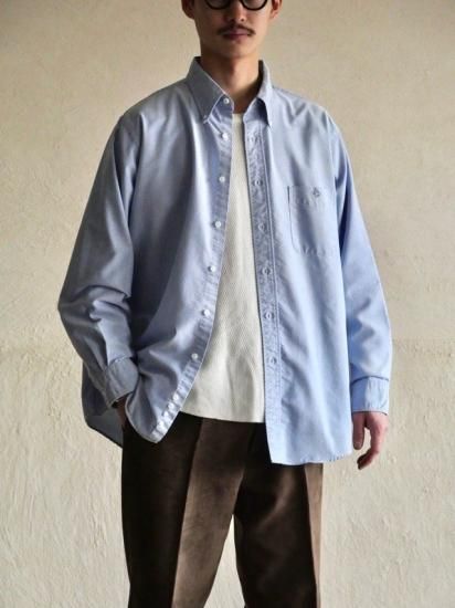 1992's LANDS'END HydePark Oxford Shirt, Sax