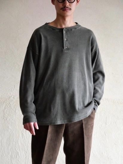 1990~00's Windswept Cotton Henry-neck Shirt