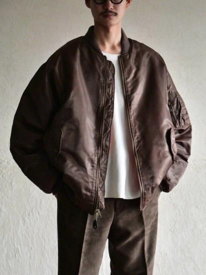 00's DECO U.S.A. MA-1type Blouson, Brown&Orange