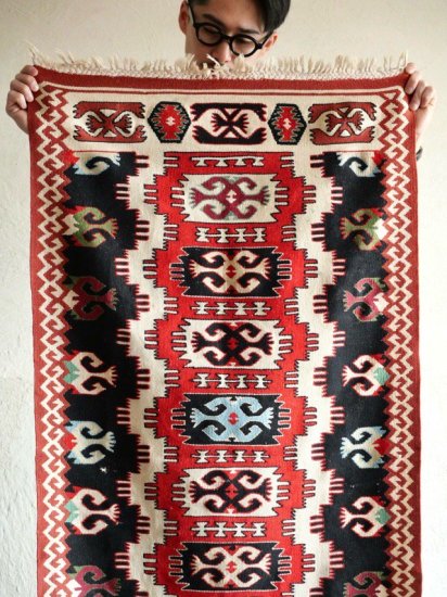 Vintage Kilim (Hand Woven Wool Rag)